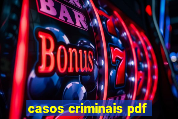 casos criminais pdf